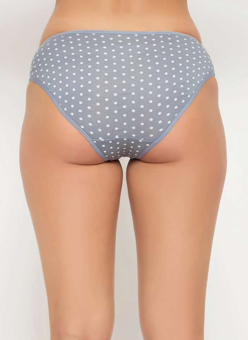 كلوفيا Clovia Pack of 3 Low-Waist Polka Print Bikini Panties