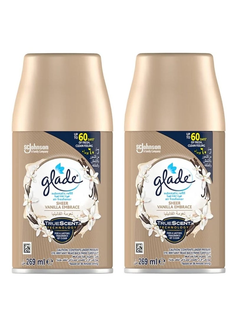 جليد غيار معطر جو جليد نعومة الفانيليا 269 مللى قطعتين