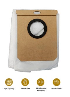 Y&D Replacement Dust Bags for Eufy L50 SES, L60 Conga Home 10000, 8090 Ultra, 9090 AI, Haier H9+, Vacuum Cleaner Automatic Airclean Dirt Disposal Accessory Part (6 Packs)  - Image 4