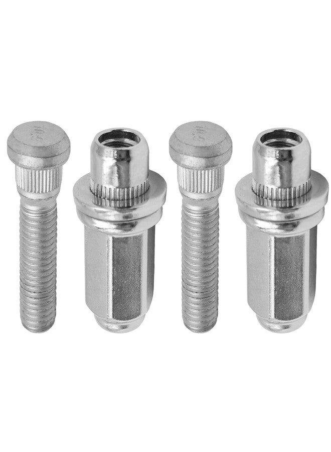 UOIENRT 4Pcs M12x1.50 90942-01058 90942-02049 Hub Bolt Wheel Lug Stud Nut Kit Replacement for Toyota Corolla Camry 4Runner Land Cruiser Supra Avalon Sienna Lexus GS350 GX460 ES300 - Image 1