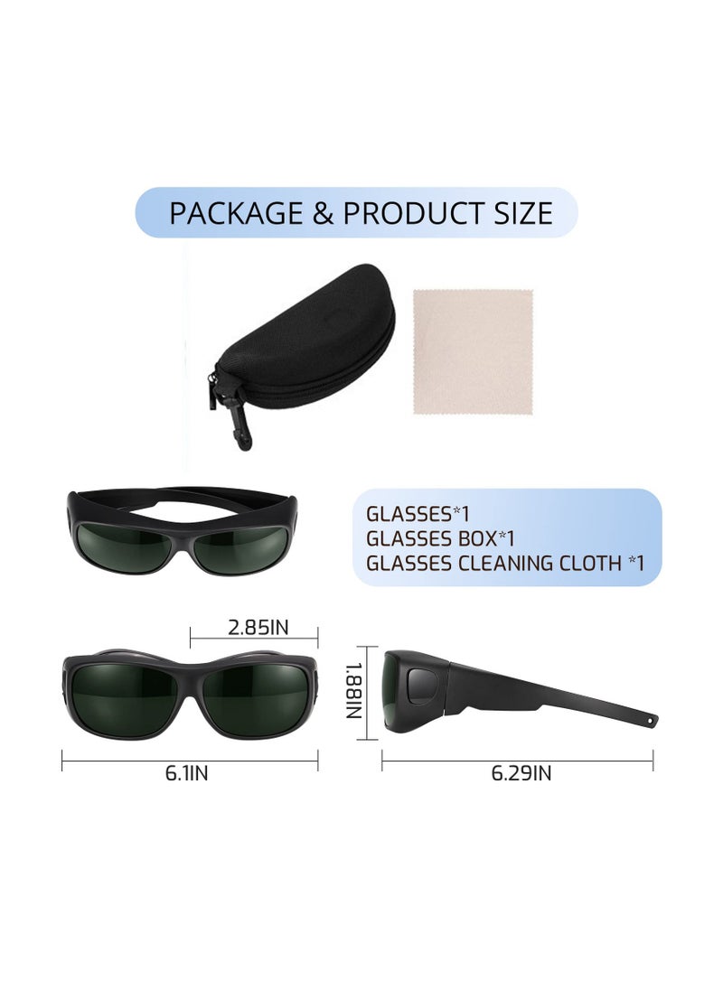 SYOSI - Laser Safety Glasses 200nm-2000nm Protective Goggles for Laser Hair Removal and Cosmetology Operators with Eye Protection - Image 1