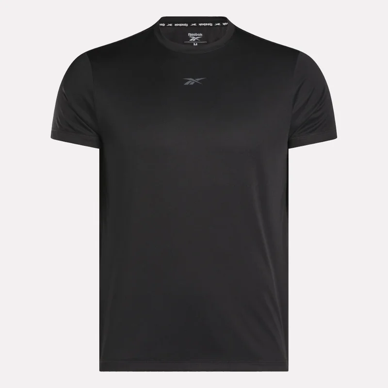 Reebok Black Reebok Identity Train Short Sleeve Tech Men's Tee - Black for Men | Best Price UAE