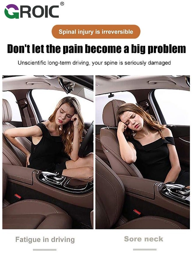 GROIC 1 Pack Car Headrest Pillow Neck Support with "Sure" text, Super Cozy Car Headrest Pillow, Car Neck Pillow, Ergonomic Design, Travel Pillow Car Pillow for Neck/Back Pain Relief Creativity Car Interior Supplies - Image 4