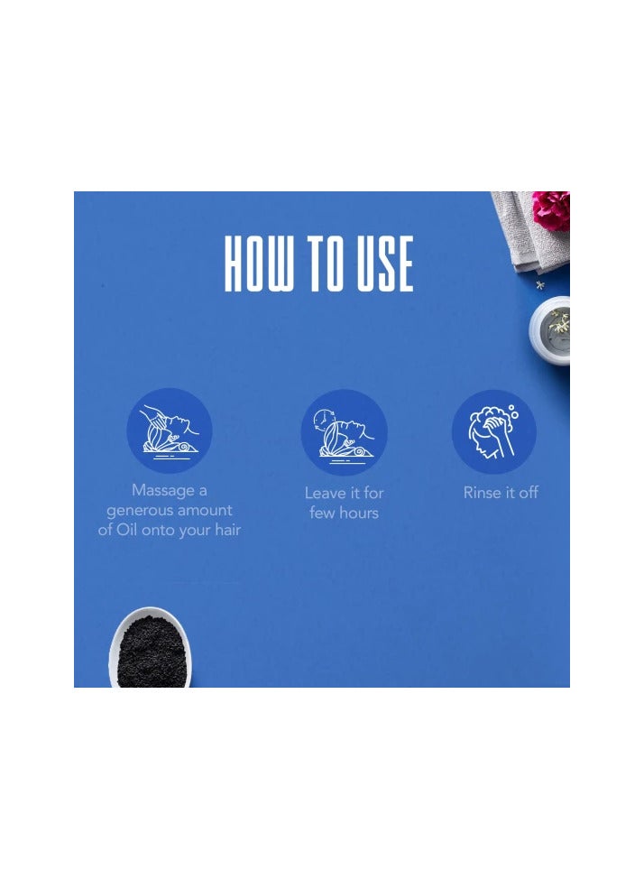 VATIKA Black seed enriched hair oil 200ml - Image 3