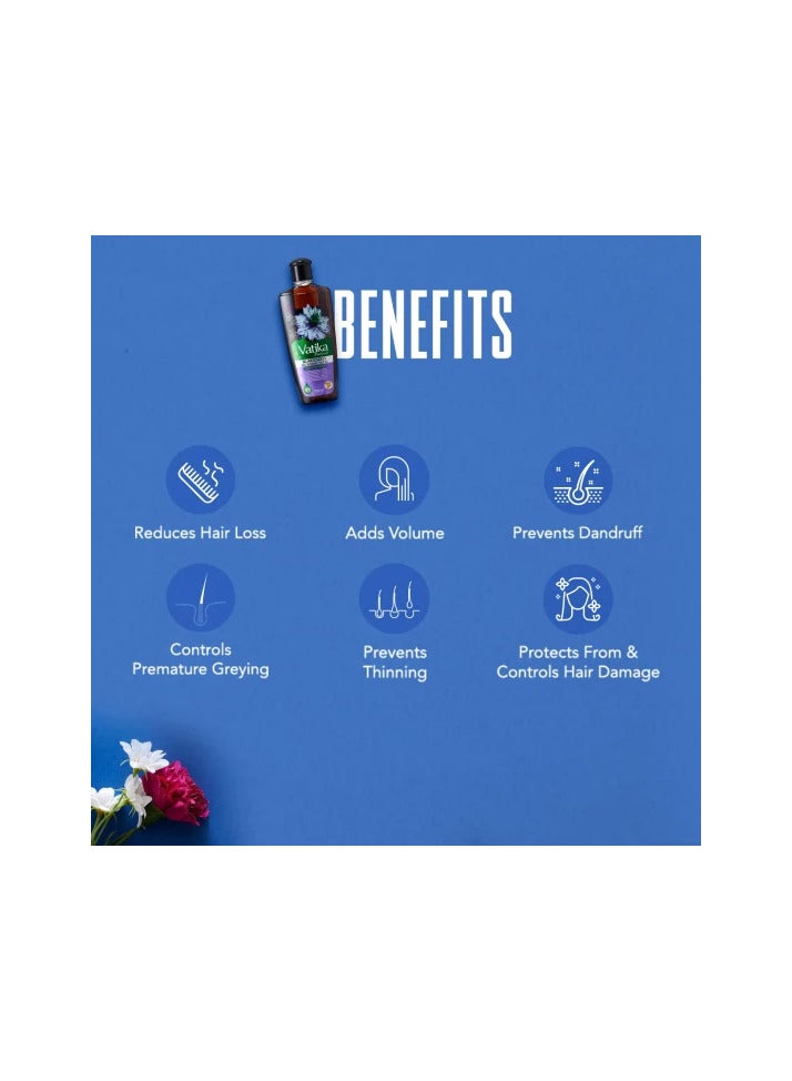 VATIKA Black seed enriched hair oil 200ml - Image 2