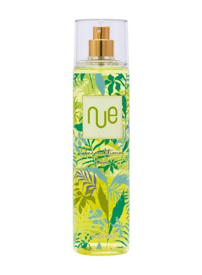 Nue Nue Body Mist Unconditional Love Refreshing Perfumed Fragrance Spray for Men and Women 250ml - Image 1