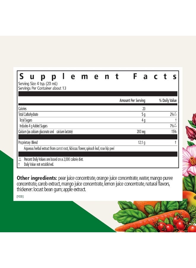 Floradix Calcium Liquid Supplement - Supports Strong Bones & Teeth* with Calcium Gluconate & Lactate - Vegan, Non-GMO - 8.5 fl oz - Image 2