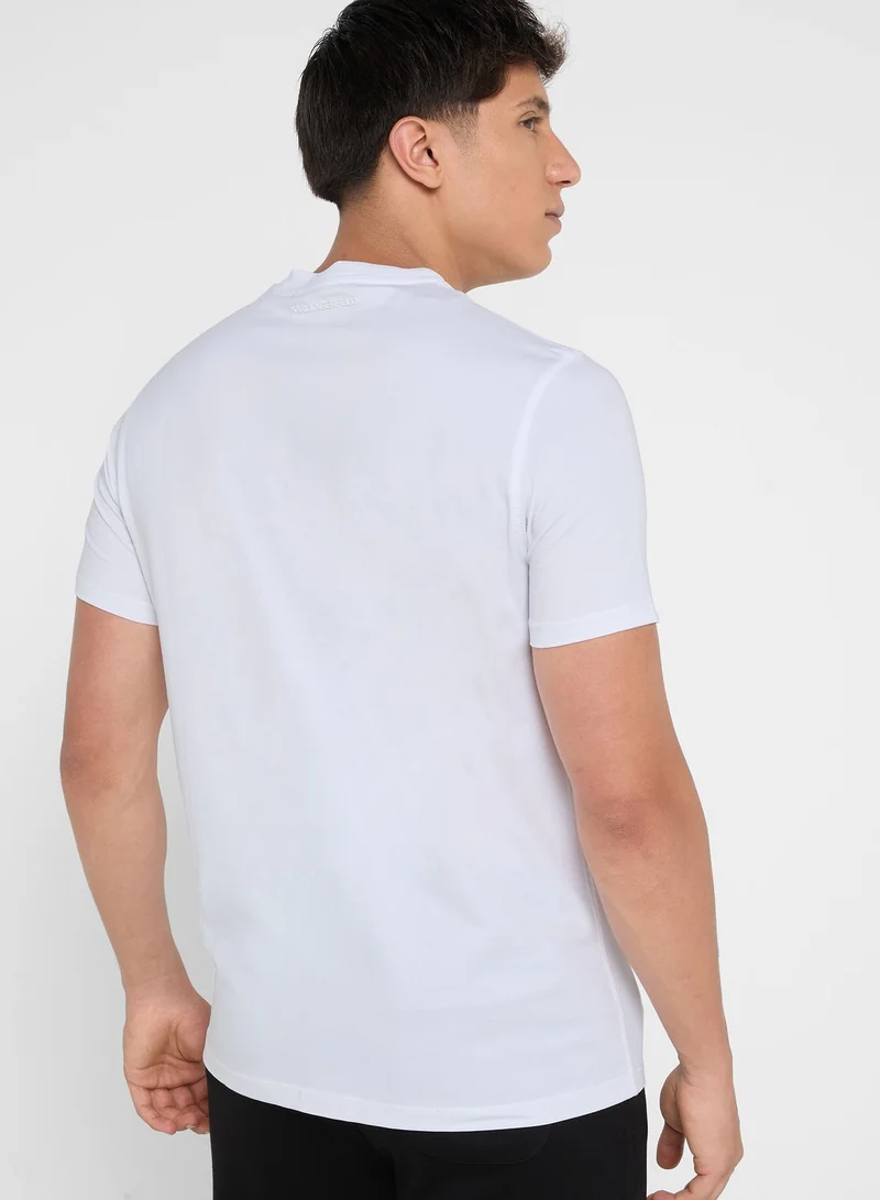 Karl Lagerfeld Casual Crew Neck T-Shirt