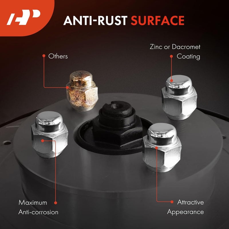 A-Premium Wheel Lug Nuts Set for INFINITI QX56, QX80 & Nissan Armada - 6 Pieces - Image 5