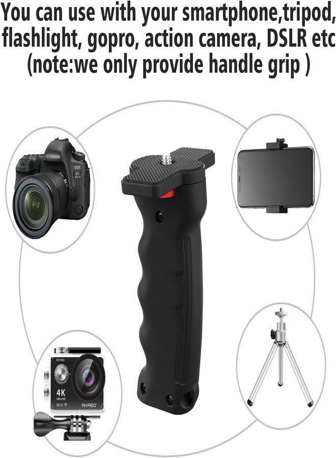 FLYING COLLECTION Universal Camera Holder & Stabilizer Hand Grip for DSLR, Smartphone, GoPro & Camcorders - 1/4" Thread, Adjustable Support Mount for Steady Video Shooting & Photography - Image 4