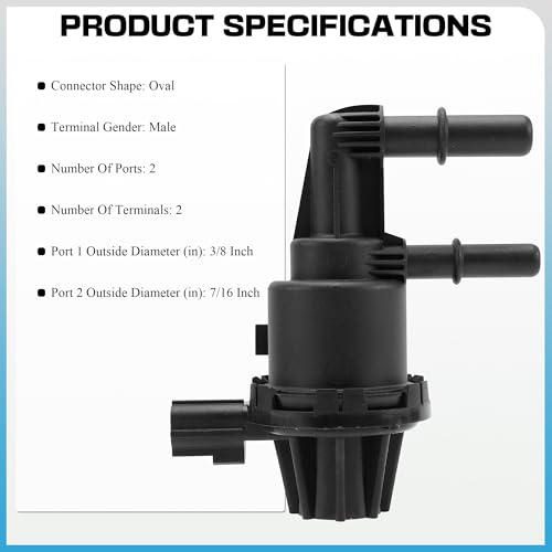 PANNUOSCS Vapor Canister Purge Valve 911-280 Compatible with 2007-2008 Ford F-150 Expedition/Lincoln Mark LT Navigator Evaporative Emissions Purge Solenoid Valve Replace# 7L3Z9C915A - Image 4