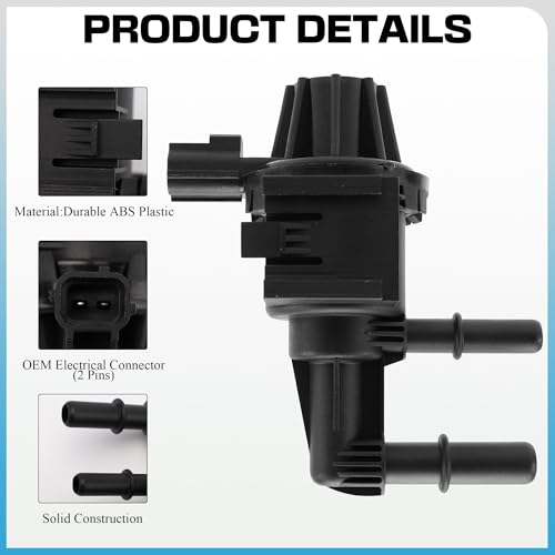 PANNUOSCS Vapor Canister Purge Valve 911-280 Compatible with 2007-2008 Ford F-150 Expedition/Lincoln Mark LT Navigator Evaporative Emissions Purge Solenoid Valve Replace# 7L3Z9C915A - Image 3