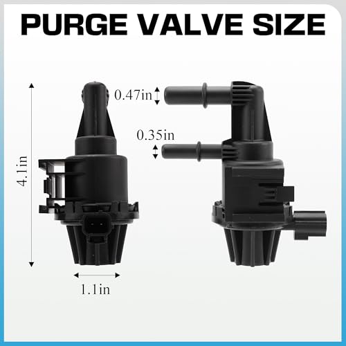 PANNUOSCS Vapor Canister Purge Valve 911-280 Compatible with 2007-2008 Ford F-150 Expedition/Lincoln Mark LT Navigator Evaporative Emissions Purge Solenoid Valve Replace# 7L3Z9C915A - Image 2