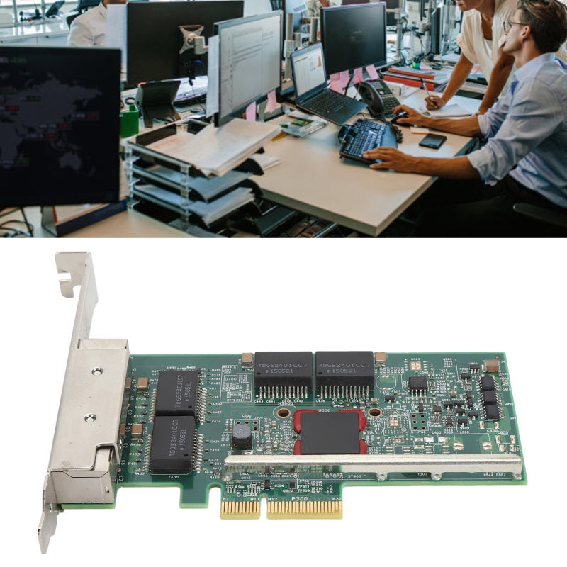 PCIe X4 Network Card: 4-Port BCM5719 Gigabit Ethernet High Performance Adapter - Multi Core Server IO Virtualization Support for Enterprise Data Center & HPC Clusters - Image 4