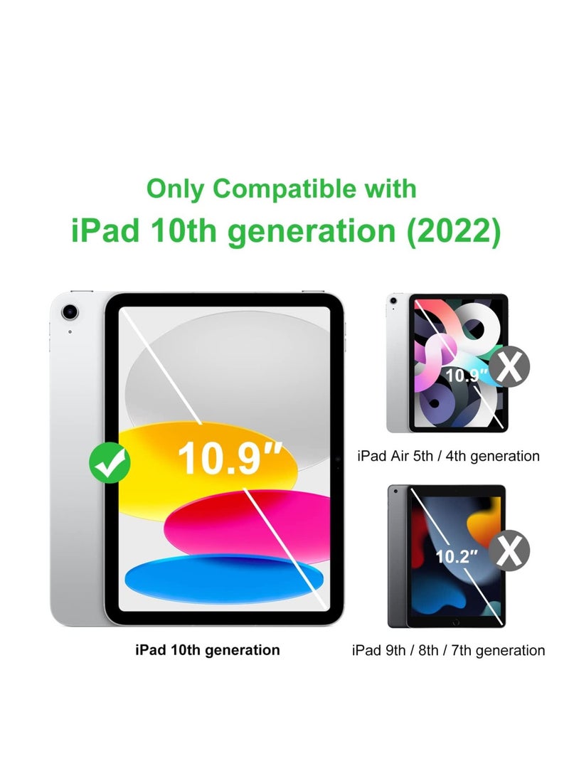 واقي شاشة Paperfeel متوافق مع iPad الجيل العاشر (10.9 بوصة، 2022)، يكتب مثل الورق/حساسية عالية/مضاد للوهج، متوافق مع Apple Pencil - Image 3