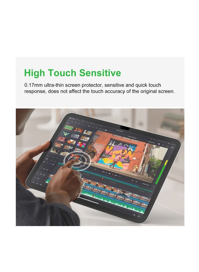 Paperfeel Screen Protector Compatible with iPad 12th(A18)/iPad 11th(A16)/iPad 10th Generation (10.9/11 Inch, 2022/2025), Write Like on Paper/High Sensitivity/Anti Glare, Compatible with Apple Pencil - Image 3