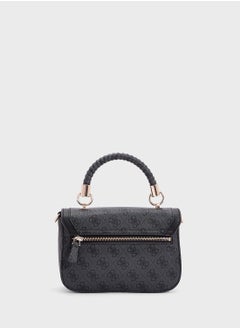 GUESS Orlina Logo Top Handle Flap Satchel  - Image 2