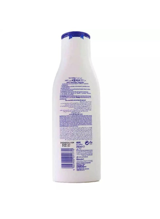 Nivea Natural Glow Even Tone Complex Body Lotion- 250ml - Image 2