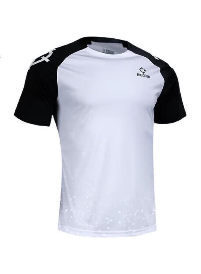 RIGORER  Zhunzhe Short-Sleeve T-Shirt, Summer Comfortable Casual Simple Sports Sweat-Wicking Breathable Running Top - Image 3
