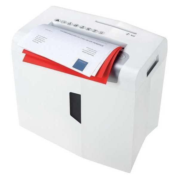 HSM shredstar S10, 10-Sheet Strip-Cut Paper/CD/Card Shredder, P-2 Security Level, 4.8 Gallon, White | HSM1042W - Image 3