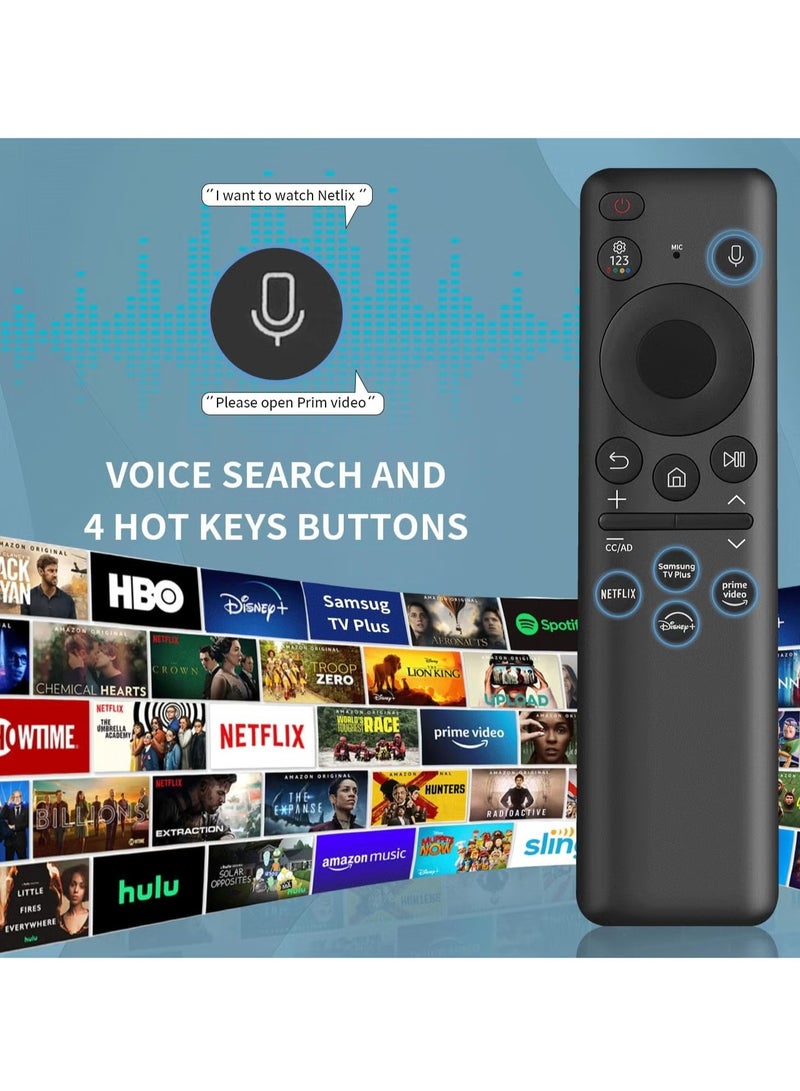 ELTRAZONE Latest 2023 BN59-01432A Solar Voice Remote Control – USB-C and Solar Rechargeable Smart TV Remote for Samsung Neo QLED 8K, 4K Ultra HD HDR TVs, Eco-Friendly Design with Fast Charging, Compatible with VG-TM2360E and More - Image 4