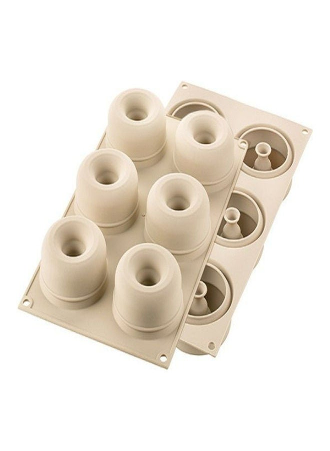 Silikomart Mini Arena Mould Beige 18x12x2cm - Image 1