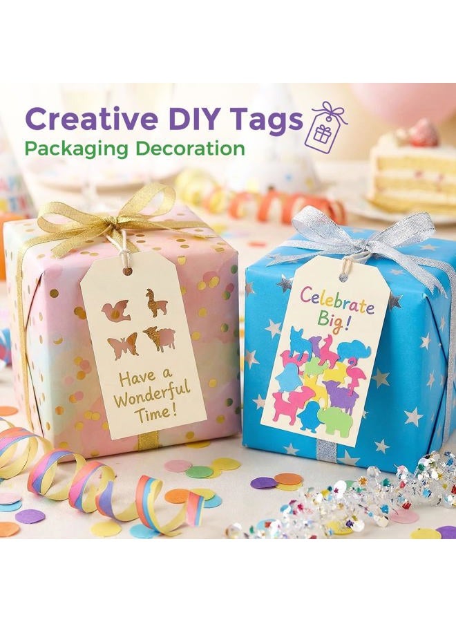 LoveInUSA 10 PCS Land Animal Shaped Craft Hole Punch Set for DIY Crafting, Scrapbooking, Tissue Paper for Gift Bags, Wrapping Paper and Festival Wrapping Crafts, Birthday Confetti Maker Projects - Image 5