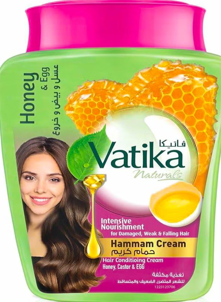 فاتيكا كريم حمام ناتشورالز بالعسل والبيض للتغذية المكثفة 900 جرام