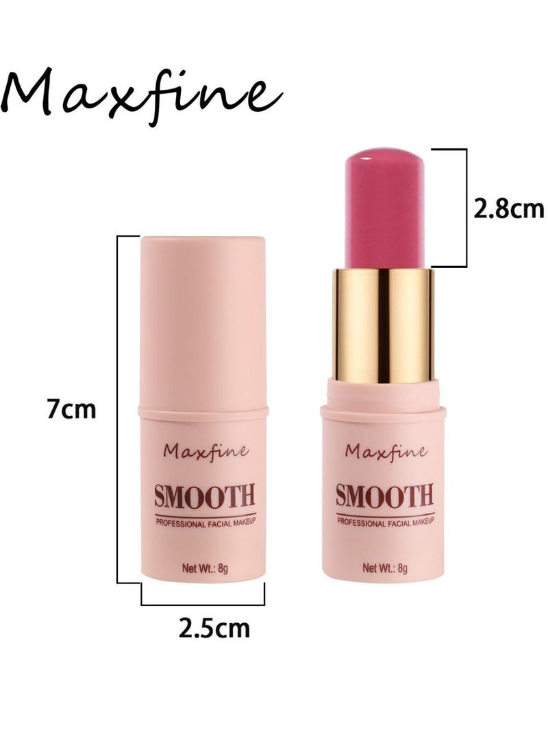 Maxfine 3 in 1 Multi Stick for Lipstick Blush and Eyeshadow Professional Facial Makeup Multi Stick for Lips Cheeks and Eyes Long Lasting Smooth Blush Stick Blusher Tinted Moisture Stick 05  - Image 5