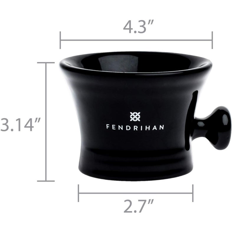 Fendrihan Essential Apothecary Shaving Mug (Black) - Image 2