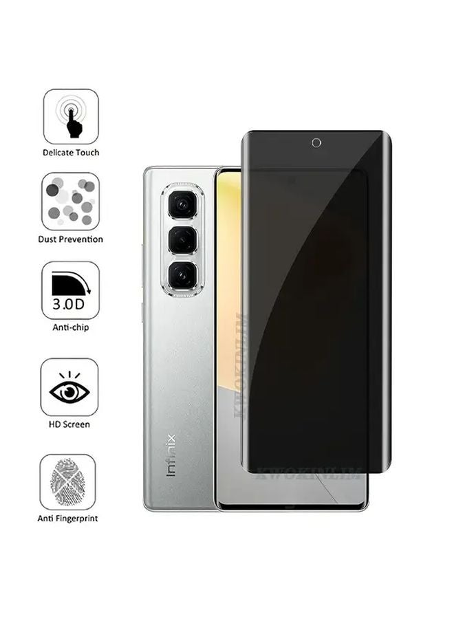 Infinix Hot 50 Pro Plus 4G 3 in 1 Screen Protector Camera Lens Back Film Set - Image 4
