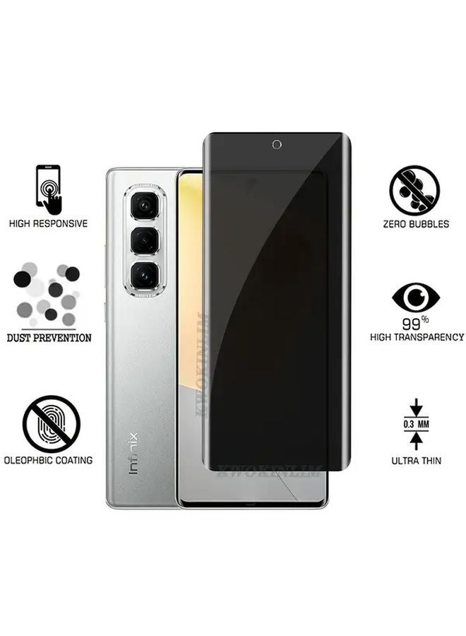 Infinix Hot 50 Pro Plus 4G 3 in 1 Screen Protector Camera Lens Back Film Set - Image 3