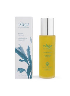 Invigorating Body Oil Natural & Organic Skincare Scottish Seaweed Jojoba Sweet Almond Essential Oils Vegan Crueltyfree 3.38Fl Oz (100Ml)
