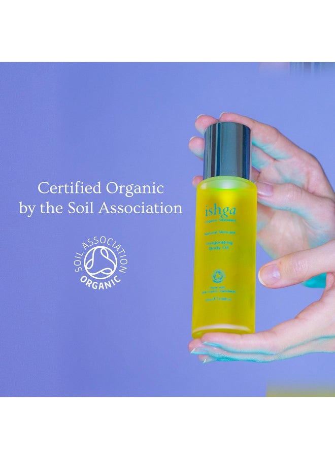 ishga - Invigorating Body Oil Natural & Organic Skincare Scottish Seaweed Jojoba Sweet Almond Essential Oils Vegan Crueltyfree 3.38Fl Oz (100Ml) - Image 1