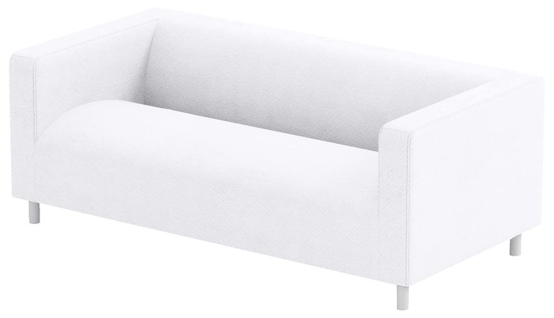 Sofa Pro The Klippan Loveseat Cover Replacement is Custom Made for IKEA Klippan Loveseat Slipcover A Sofa Cover Replacement Polyester White 