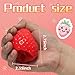 JIACAI 1pcs Squishy StrawberryCute Squeeze ToysKawaii Squishies PVC ToysStress Relieving Fur Ball OPP Packaging Gifts Fidget Toys for AnxietyRelaxation for Kids Adults 1pcs Pink - Image 4