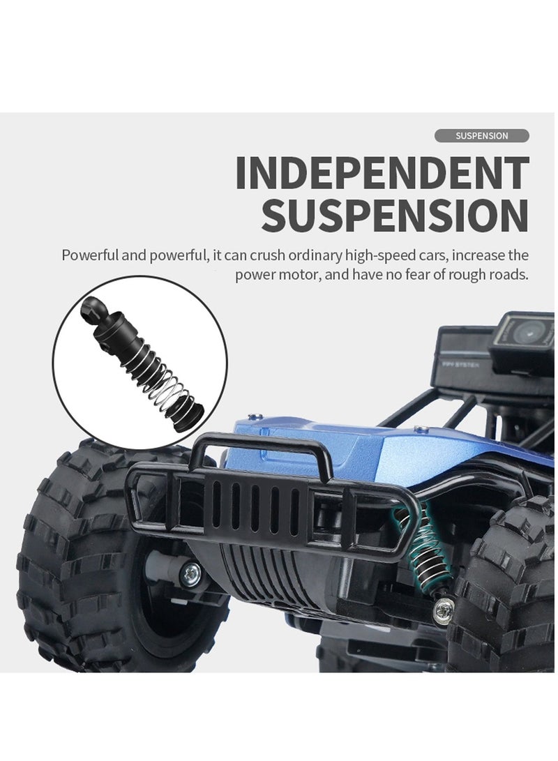 Toyland Rechargeable Remote Control RC Car With HD FPV Wi Fi Camera All Terrains Electric Toy Off Road High Speed RC Car Vehicle Truck Crawler for Children - Image 2