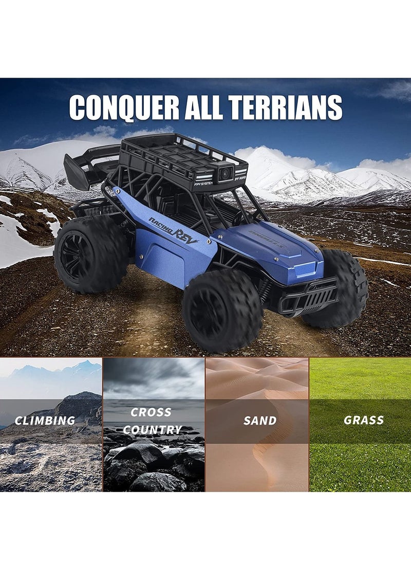 Toyland Rechargeable Remote Control RC Car With HD FPV Wi Fi Camera All Terrains Electric Toy Off Road High Speed RC Car Vehicle Truck Crawler for Children - Image 3