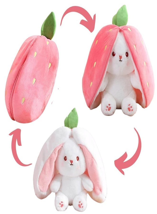 Future Shop Pack of 4 Elegant Soft Animals Stuffed Plush Toys Combo Set for Kids/Childrens/Boys/Girls Playing Birthday Gift Soft Fur Reversible Bunny, Unicorn, Penguien, Fish - Image 5
