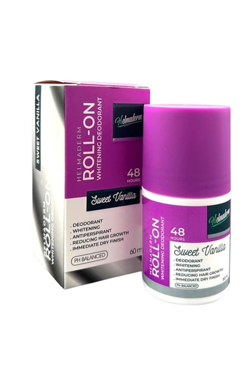 HelmaDerm Deodorant Whitening Roll-on Hair Reducer With Sweet Vanilia 60ml