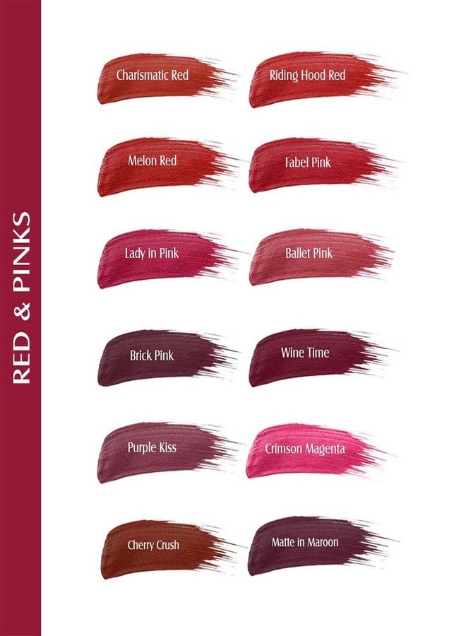 Glam 21 Glam21 Passion Matte Lip Ink | Upto 12-Hour Color Stay | Lightweight & Comfortable | Non-Sticky And Non-Drying - 09 Matte In Maroon,6gm - Image 5