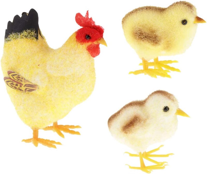 klarako Decortaive Garden Orments Chicken Figurine Statue for Outdoor Indoor Decor - Hen, as described - Image 2