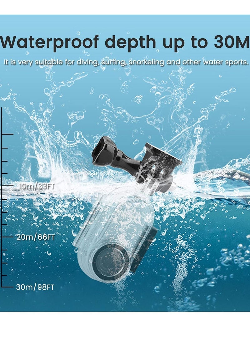Y&D - Waterproof Housing Case for Insta360 Go 2, Underwater Diving Protective Shell 30M with Bracket Accessories - Image 1