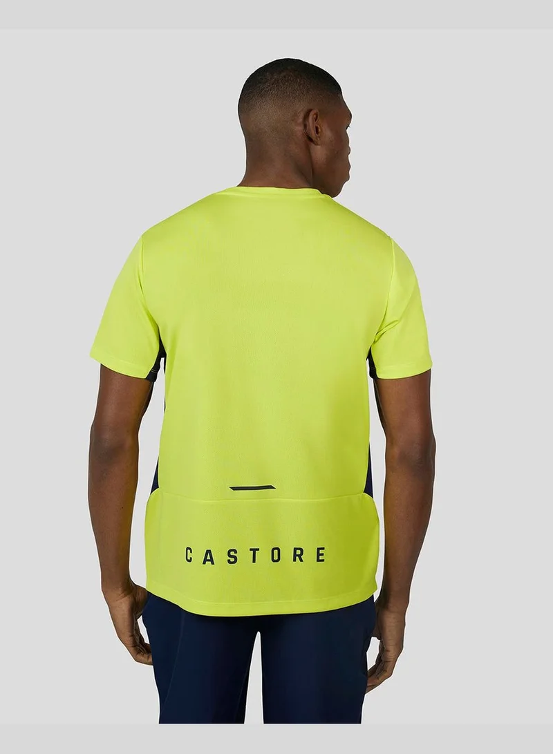 CASTORE Citrus Cobalt Capsule Mesh Mix Tee