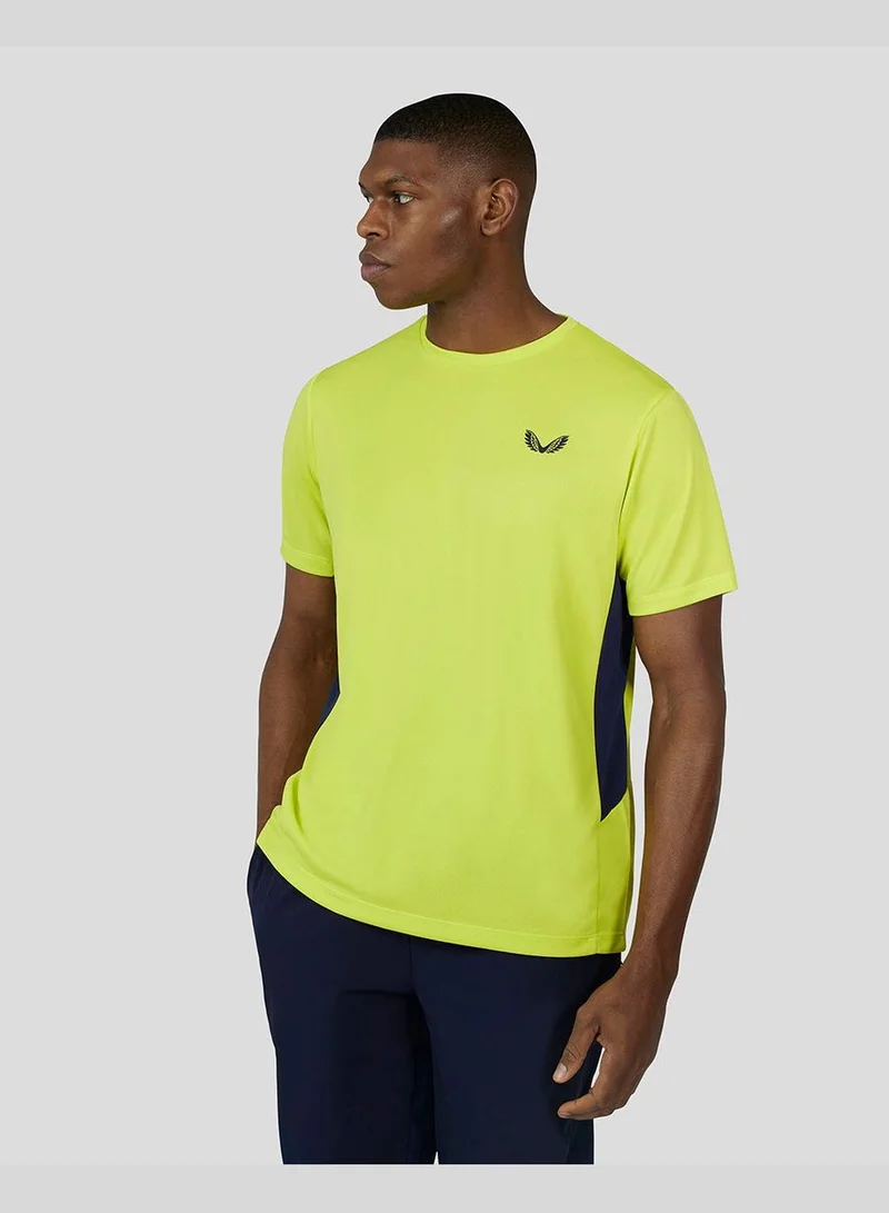 CASTORE Citrus Cobalt Capsule Mesh Mix Tee