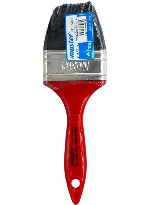 Master - 510714 Plastic Handle Oil Paint Brush No:3 - Image 1