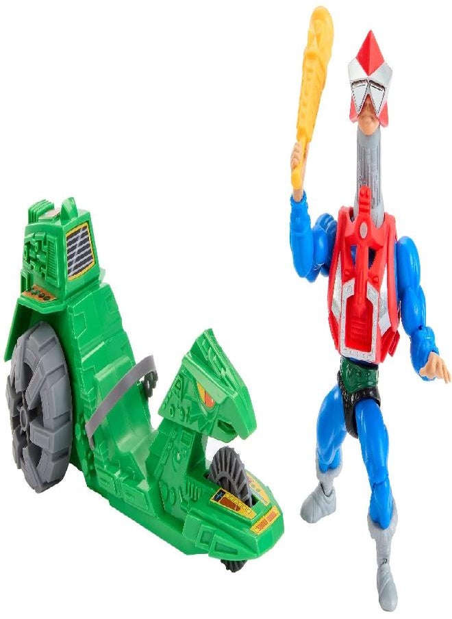 Masters of the Universe - Masters of the Universe Origins Action Figure & Vehicle, Ground Ripper & Mekaneck, 80S Inspired MOTU Toy with Accessories - Image 1