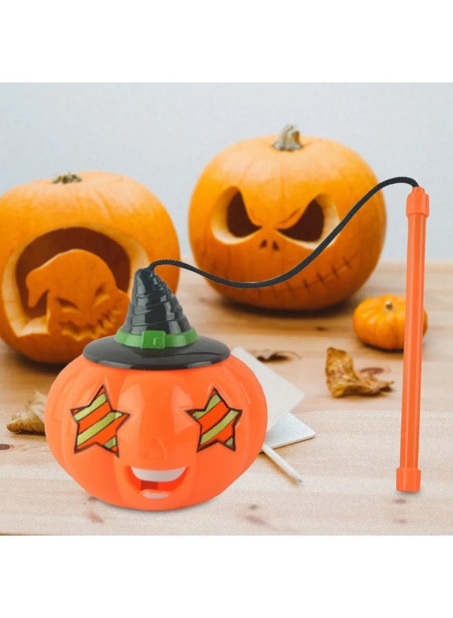 Home Smart HomeSmart Halloween LED Pumpkin Buckets with Handle Set of 2 Pcs Halloween Trick or Treat Basket for Candy Party School Theme Play and Party Favor - Image 4