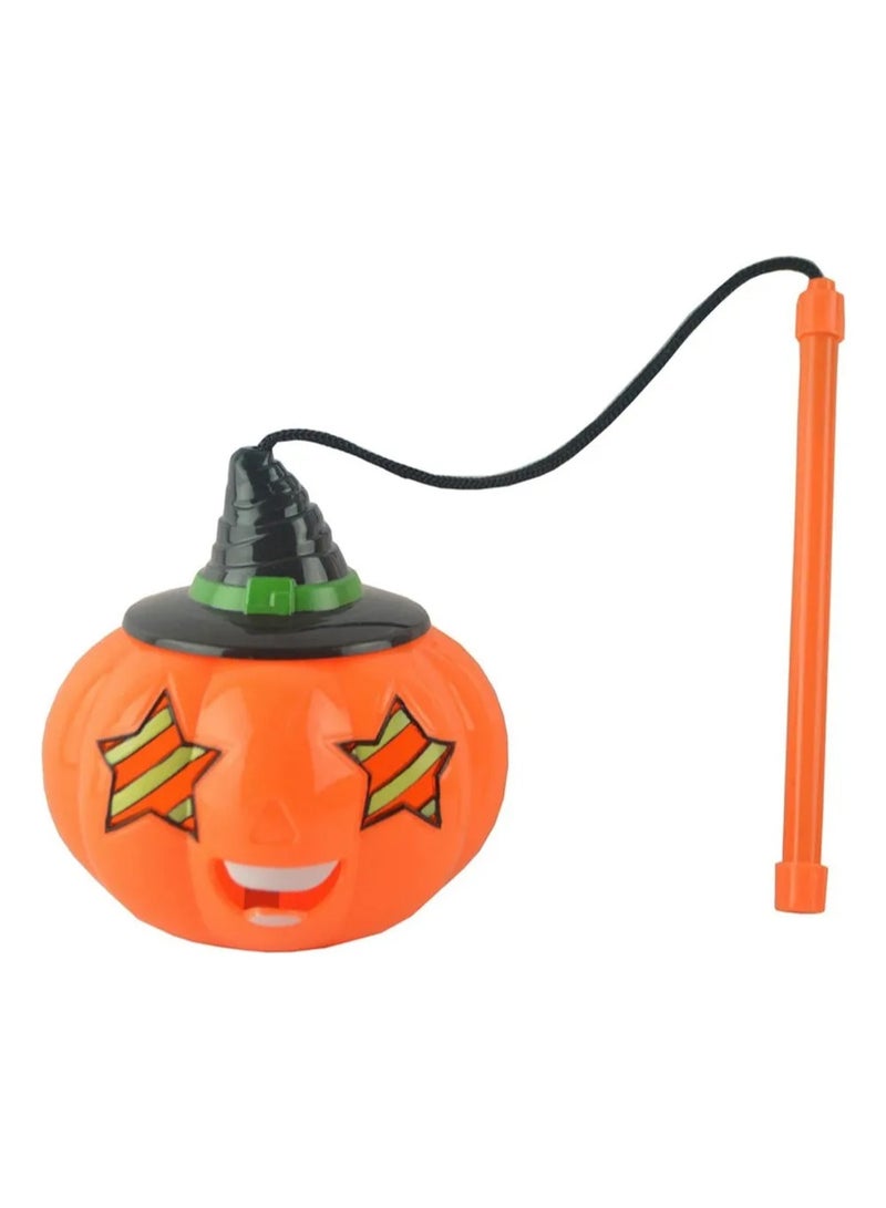 Home Smart HomeSmart Halloween LED Pumpkin Buckets with Handle Set of 2 Pcs Halloween Trick or Treat Basket for Candy Party School Theme Play and Party Favor - Image 1