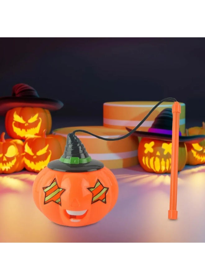 Home Smart HomeSmart Halloween LED Pumpkin Buckets with Handle Set of 2 Pcs Halloween Trick or Treat Basket for Candy Party School Theme Play and Party Favor - Image 3